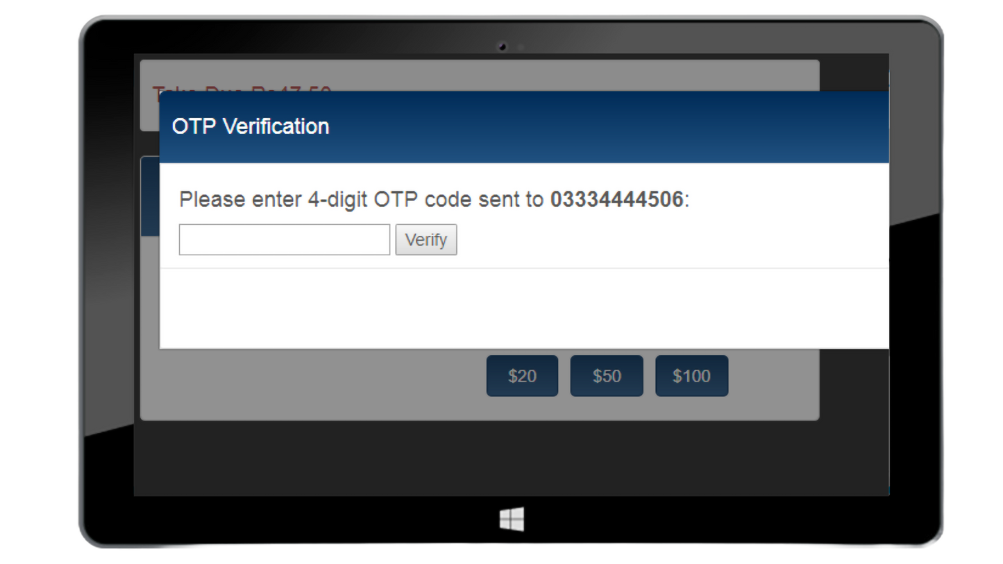 OTP - One Time Password Verification
