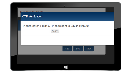 OTP - One Time Password Verification