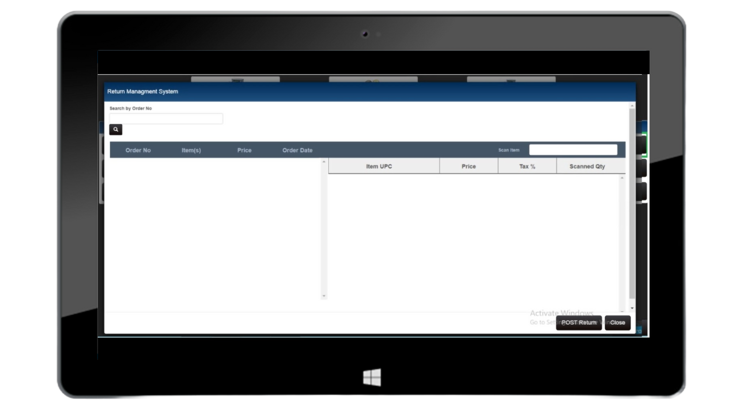 Return Management system